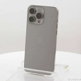 ソフマップ 〔中古品〕 iPhone15 Pro Max 256GB ナチュラルチタニウム MU6R3J／A SIMフリー【262】