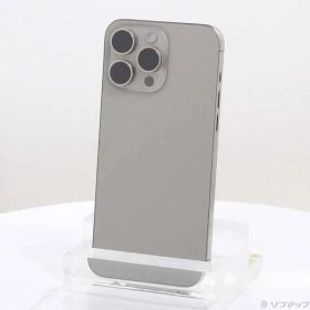 ソフマップ 〔中古品〕 iPhone15 Pro Max 256GB ナチュラルチタニウム MU6R3J／A SIMフリー【377】