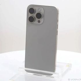 ソフマップ 〔中古品〕 iPhone15 Pro Max 256GB ナチュラルチタニウム MU6R3J／A SIMフリー【276】