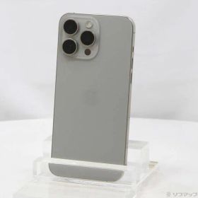 ソフマップ 〔中古品〕 iPhone15 Pro Max 256GB ナチュラルチタニウム MU6R3J／A SIMフリー【251】