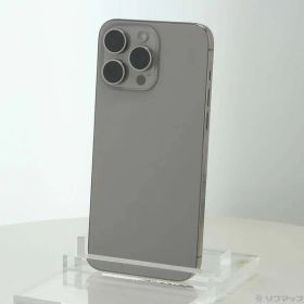 ソフマップ 〔中古品〕 iPhone15 Pro Max 256GB ナチュラルチタニウム MU6R3J／A SIMフリー【198】