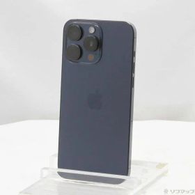 ソフマップ 〔中古品〕 iPhone15 Pro Max 256GB ブルーチタニウム MU6T3J／A SIMフリー【196】