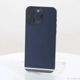 ソフマップ 〔中古品〕 iPhone15 Pro Max 256GB ブルーチタニウム MU6T3J／A SIMフリー【349】