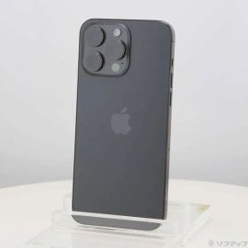 ソフマップ 〔中古品〕 iPhone15 Pro Max 512GB ブラックチタニウム MU6U3J／A SIMフリー【295】