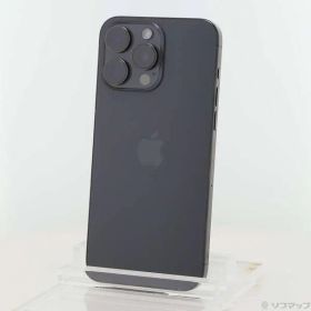 ソフマップ 〔中古品〕 iPhone15 Pro Max 512GB ブラックチタニウム MU6U3J／A SIMフリー【262】