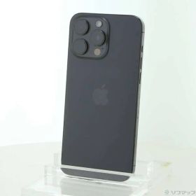 ソフマップ 〔中古品〕 iPhone15 Pro Max 512GB ブラックチタニウム MU6U3J／A SIMフリー【198】