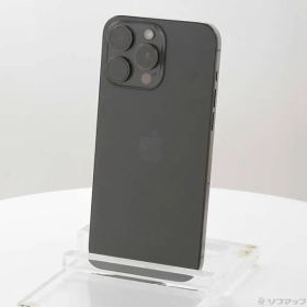 ソフマップ 〔中古品〕 iPhone15 Pro Max 512GB ブラックチタニウム MU6U3J／A SIMフリー【198】