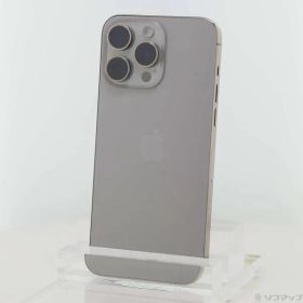 ソフマップ 〔中古品〕 iPhone15 Pro Max 512GB ナチュラルチタニウム MU6W3J／A SIMフリー【262】