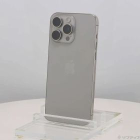 ソフマップ 〔中古品〕 iPhone15 Pro Max 512GB ナチュラルチタニウム MU6W3J／A SIMフリー【295】