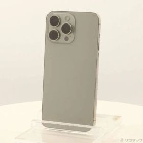 ソフマップ 〔中古品〕 iPhone15 Pro Max 512GB ナチュラルチタニウム MU6W3J／A SIMフリー【276】