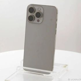 ソフマップ 〔中古品〕 iPhone15 Pro Max 512GB ナチュラルチタニウム MU6W3J／A SIMフリー【198】