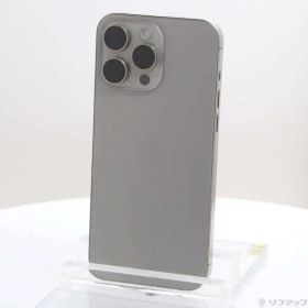 ソフマップ 〔中古品〕 iPhone15 Pro Max 512GB ナチュラルチタニウム MU6W3J／A SIMフリー【305】