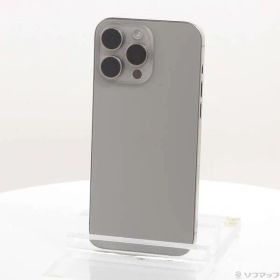 ソフマップ 〔中古品〕 iPhone15 Pro Max 512GB ナチュラルチタニウム MU6W3J／A SIMフリー【269】