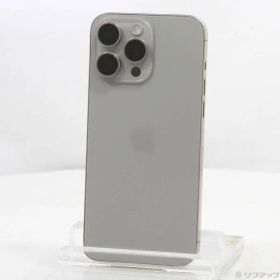 ソフマップ 〔中古品〕 iPhone15 Pro Max 512GB ナチュラルチタニウム MU6W3J／A SIMフリー【349】