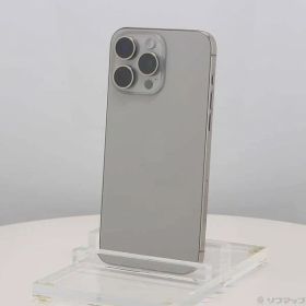 ソフマップ 〔中古品〕 iPhone15 Pro Max 512GB ナチュラルチタニウム MU6W3J／A SIMフリー【344】