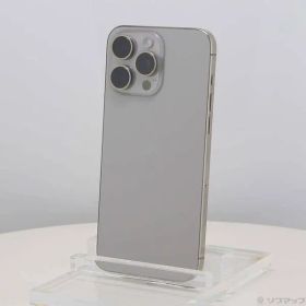 ソフマップ 〔中古品〕 iPhone15 Pro Max 512GB ナチュラルチタニウム MU6W3J／A SIMフリー【198】