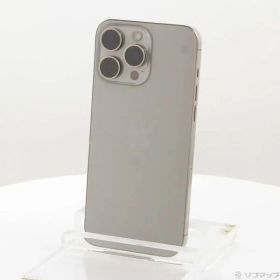 ソフマップ 〔中古品〕 iPhone15 Pro Max 512GB ナチュラルチタニウム MU6W3J／A SIMフリー【344】