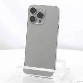 ソフマップ 〔中古品〕 iPhone15 Pro Max 512GB ナチュラルチタニウム MU6W3J／A SIMフリー 〔ネットワーク利用制限▲〕【247】