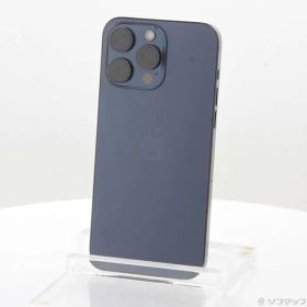 ソフマップ 〔中古品〕 iPhone15 Pro Max 512GB ブルーチタニウム MU6X3J／A SIMフリー【368】