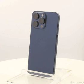 ソフマップ 〔中古品〕 iPhone15 Pro Max 512GB ブルーチタニウム MU6X3J／A SIMフリー【305】