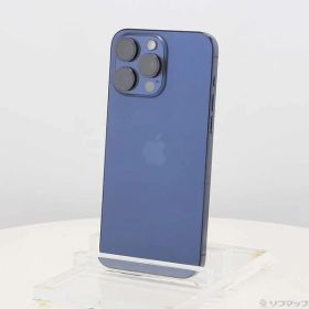 ソフマップ 〔中古品〕 iPhone15 Pro Max 512GB ブルーチタニウム MU6X3J／A SIMフリー【348】