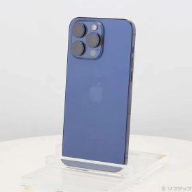 ソフマップ 〔中古品〕 iPhone15 Pro Max 512GB ブルーチタニウム MU6X3J／A SIMフリー【305】