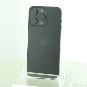 ソフマップ 〔中古品〕 iPhone15 Pro Max 1TB ブラックチタニウム MU6Y3J／A SIMフリー【295】