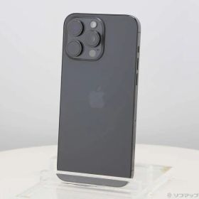 ソフマップ 〔中古品〕 iPhone15 Pro Max 1TB ブラックチタニウム MU6Y3J／A SIMフリー【269】