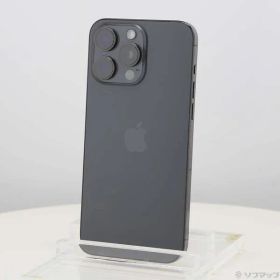 ソフマップ 〔中古品〕 iPhone15 Pro Max 1TB ブラックチタニウム MU6Y3J／A SIMフリー【258】