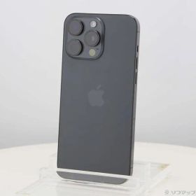 ソフマップ 〔中古品〕 iPhone15 Pro Max 1TB ブラックチタニウム MU6Y3J／A SIMフリー【305】