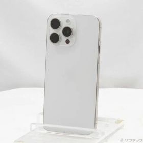 ソフマップ 〔中古品〕 iPhone15 Pro Max 1TB ホワイトチタニウム MU703J／A SIMフリー【348】