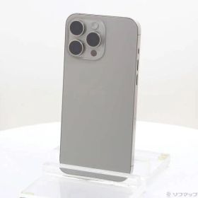 ソフマップ 〔中古品〕 iPhone15 Pro Max 1TB ナチュラルチタニウム MU713J／A SIMフリー【371】