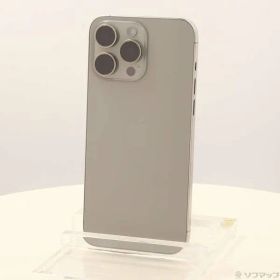 ソフマップ 〔中古品〕 iPhone15 Pro Max 1TB ナチュラルチタニウム MU713J／A SIMフリー【269】