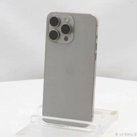 ソフマップ 〔中古品〕 iPhone15 Pro Max 1TB ナチュラルチタニウム MU713J／A SIMフリー【348】