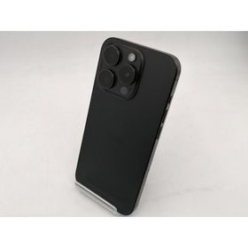 【中古】Apple docomo 【SIMフリー】 iPhone 15 Pro 512GB ブラックチタニウム MTUH3J/A【三宮センター】保証期間１週間【ランクC】