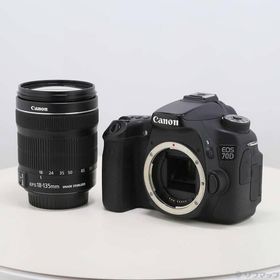 〔中古〕Canon(キヤノン) EOS 70D (W) EF-S18-135 IS STM レンズキット (2020万画素／SDXC)〔297-ud〕