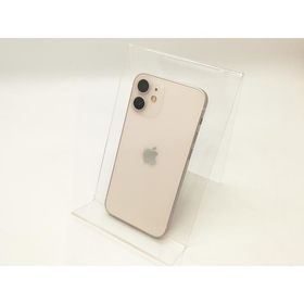 【中古】Apple docomo 【SIMロック解除済み】 iPhone 12 mini 256GB ホワイト MGDT3J/A【秋葉4号】保証期間１ヶ月【ランクC】