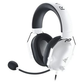 【新品】 Razer BlackShark V2 X White ゲーミングヘッドセット 3.5mmアナログ 7.1ch サラウンド 特許技術採用50mmドライバ 単一指向性マイク ノイズキャンセリング 高遮音性イヤーカップ 軽量240g PC PS5 P 0