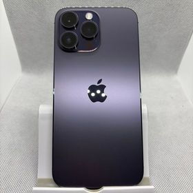 ○バッテリー100% SIMフリー iPhone14ProMax 256GB ディープパープル