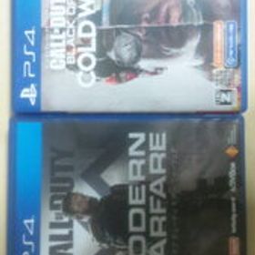 ps4 コールオブデューティ ブラックオプスコールドウォー + モダンウォーフェア 中古品送料無料即決