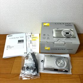 【良品】Nikon COOLPIX A100 シルバー コンパクトデジタルカメラ