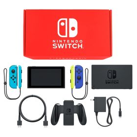 Nintendo Switch本体 カラーカスタマイズ [2019年8月モデル]/Joy-Con(L)ネオンブルー(R)ブルー/Joy-Conストラップ：ネオンブルー/ネオンイエロー ニンテンドースイッチハード