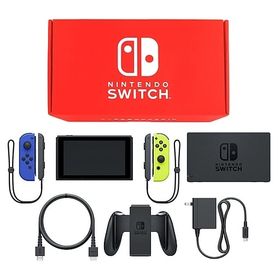 Nintendo Switch本体/Nintendo TOKYO限定 新型モデル/Joy-Con(L)ブルー/(R) ネオンイエロー ニンテンドースイッチハード