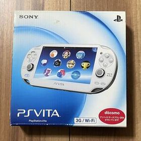 【動作確認済】 PlayStation Vita 3G/Wi‐Fiモデル クリスタル・ホワイト PCH-1100 AB02 / PSVita
