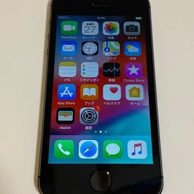 au iPhone 5s 16GB スペースグレイ カメラOK
