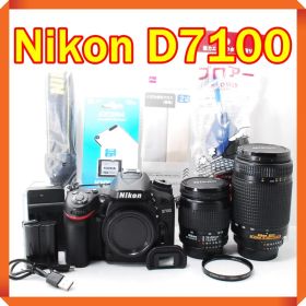 Nikon D7100 一眼レフカメラ スマホ転送 ダブルレンズ