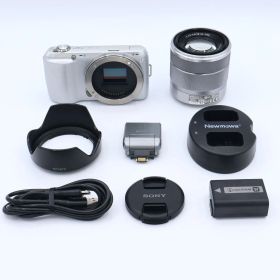 SONY ソニー ミラーレス一眼レフα NEX-C3 ズームレンズキット シルバー NEX-C3K/S #260209_6141329