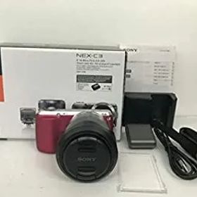 【中古】「非常に良い」ソニー SONY デジタル一眼カメラ α NEX-C3 ズームレンズキット ピンク NEX-C3K/P