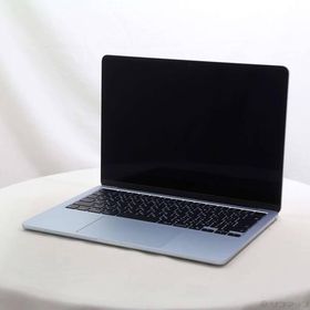 〔中古〕Apple(アップル) MacBook Air 13.6-inch Early-2025 MC6T4J／A Apple M4 10コアCPU_8コアGPU 16GB SSD256GB スカイブルー 〔15.7 Sequoia〕〔348-ud〕