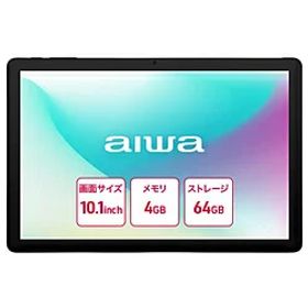 aiwa(アイワ) JA5-TBA1011 Androidタブレット aiwa tab AS10L ダークグレー ［10.1型 /SIMフリーモデル /ストレージ：64GB］ JA5TBA1011